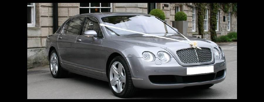 Bentley flying spur wedding car