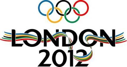 image of an Olympic 2012 logo displaying Olympics 2012