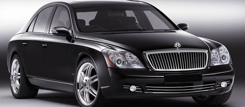 frontal view of the Maybach
