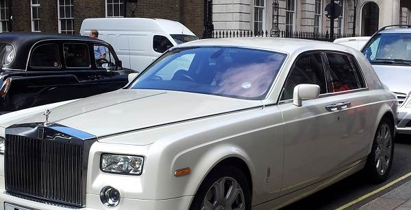   phantom wedding car