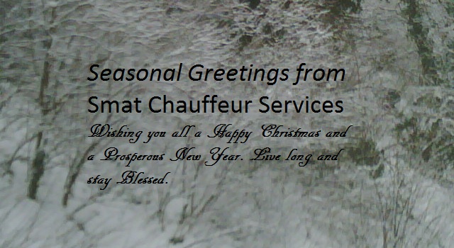 Seasonal greetings from Smat Chauffeur Services