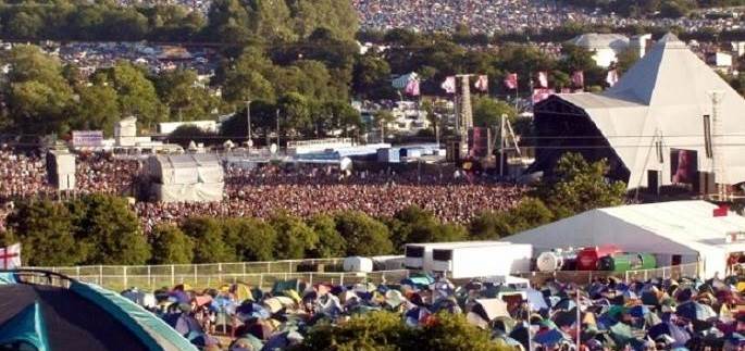 image of an event at Glastonbury