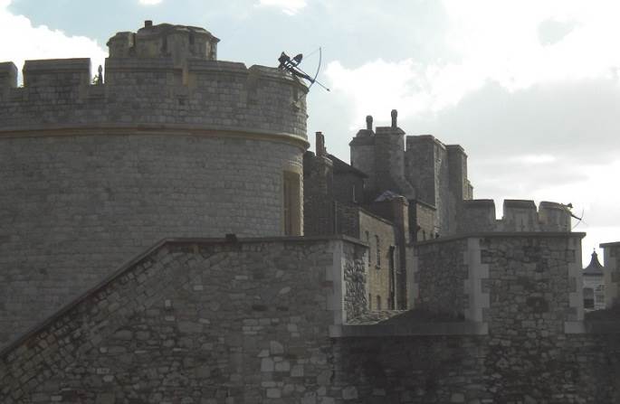 image of a sideview at The Tower of London